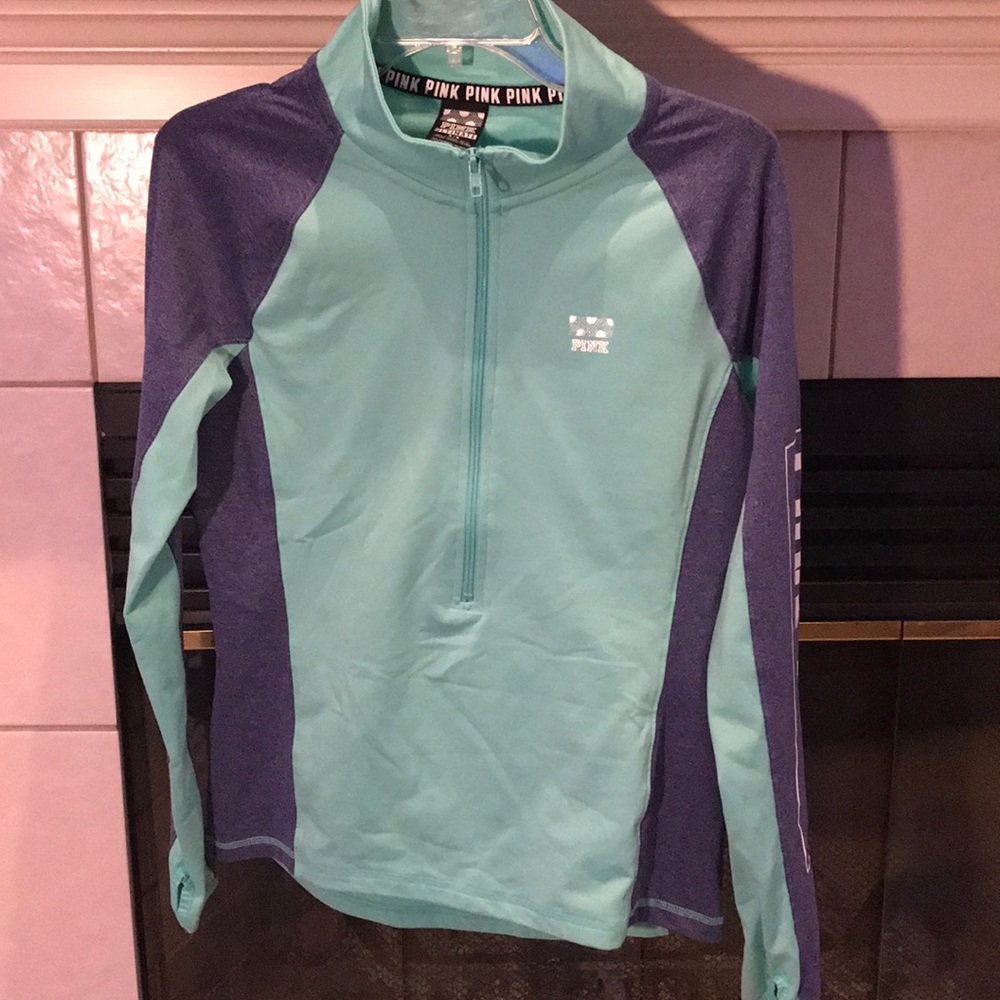 VS Pink 3/4 Zip Pull Over
